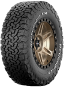 Nærbillede af slidbanen BFGoodrich All Terrain T/A KO2 285/65 R18 121/118 R RWL