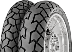 Nærbillede af slidbanen Continental TKC 70 110/80 R18 58 H Front TL M/C M+S