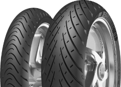 Nærbillede af slidbanen Metzeler Roadtec 01 150/80-16 71 H Rear TL M/C