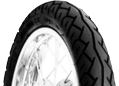 Nærbillede af slidbanen Dunlop D110 70/90-16 36 P Front TT