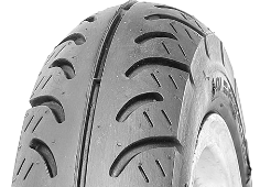 Nærbillede af slidbanen Deli Tire S-239 3.00-10 42 J Front/Rear TL/TT