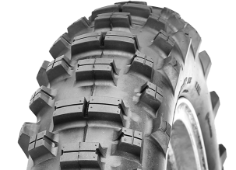 Nærbillede af slidbanen Deli Tire SB-121 120/90-18 65 R Rear TT M/C FIM ENDURO COMPETITION