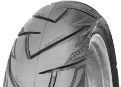 Nærbillede af slidbanen Deli Tire SB-128 110/80-17 57 R Front/Rear TL M/C