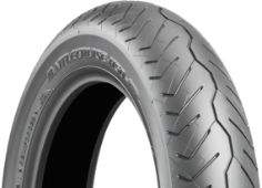 Nærbillede af slidbanen Bridgestone Battlecruise H50 100/90 B19 57 H Front TL