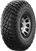Nærbillede af slidbanen BFGoodrich Mud Terrain T/A KM3 33x10.50 R15 114 Q POR