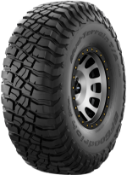 Nærbillede af slidbanen BFGoodrich Mud Terrain T/A KM3 35x12.50 R15 113 Q POR