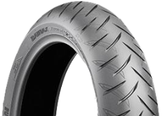 Nærbillede af slidbanen Bridgestone Battlax Scooter SC2 120/70 R15 56 H Front TL
