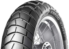 Nærbillede af slidbanen Metzeler Karoo Street 170/60 R17 72 V Rear TL M/C M+S