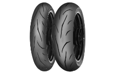 Nærbillede af slidbanen Mitas Sport Force+ 120/65ZR17 (56 W) Front TL