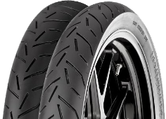 Nærbillede af slidbanen Continental ContiStreet 90/90-18 57 P Rear TL RF