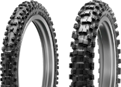 Nærbillede af slidbanen Dunlop Geomax MX53 60/100-10 33 J Front TT NHS