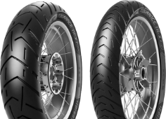 Nærbillede af slidbanen Metzeler Tourance Next 2 90/90V21 (54 V) Front TL M/C