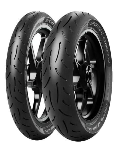 Metzeler Sportec Street 2 90/80-14 49 S Front/Rear TL M/C RF