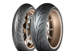 Nærbillede af slidbanen Dunlop Qualifier Core 200/50ZR17 (75 W) Rear TL