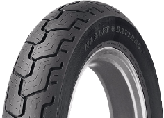 Nærbillede af slidbanen Dunlop D402 MT90 B16 72 H Front TL