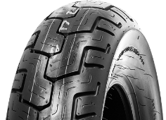 Nærbillede af slidbanen Dunlop D404 180/70-15 76 H Rear TL M/C