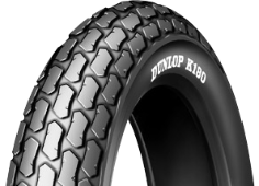 Nærbillede af slidbanen Dunlop K180 130/80-12 69 J TL