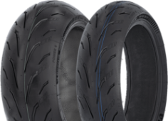 Nærbillede af slidbanen Michelin Power 6 240/45ZR17 (82 W) Rear TL