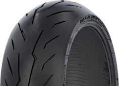 Nærbillede af slidbanen Pirelli Diablo PowerCruiser 160/60 R18 70 V Front TL M/C