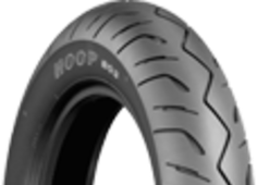 Nærbillede af slidbanen Bridgestone B 03 120/80-14 58 S Front TL