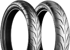 Nærbillede af slidbanen Bridgestone BT 39 120/80-17 61 S Rear TL M/C