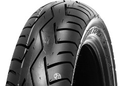 Nærbillede af slidbanen Bridgestone BT 45 140/80 B17 69 V Rear TL M/C