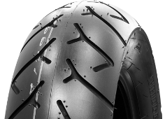 Nærbillede af slidbanen Bridgestone G 702 160/80-16 80 H Rear TL M/C RF