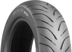 Nærbillede af slidbanen Bridgestone H 02 PRO 150/70-14 66 S Rear TL M/C
