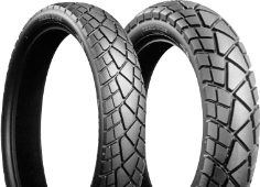 Nærbillede af slidbanen Bridgestone TW 202 120/90-16 63 P Rear TT M/C