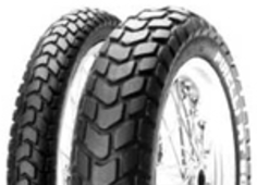 Nærbillede af slidbanen Pirelli MT 60 90/90-19 52 P Front TT DP