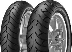 Nærbillede af slidbanen Metzeler FeelFree 160/60 R14 65 H Rear TL M/C