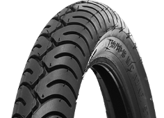 Nærbillede af slidbanen Metzeler ME 22 3.00-17 50 P Front/Rear TT M/C RF