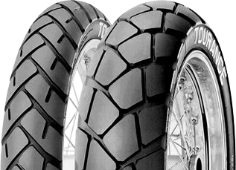 Nærbillede af slidbanen Metzeler Tourance 120/90-17 64 S Rear TT M/C