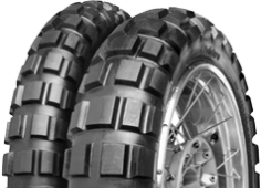 Nærbillede af slidbanen Continental TKC 80 Twinduro 150/70 B17 69 Q TL M/C M+S