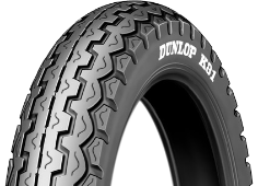 Nærbillede af slidbanen Dunlop TT100 GP 110/80 R18 58 V Front TL