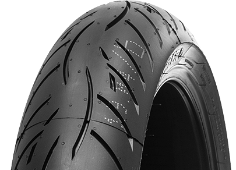 Nærbillede af slidbanen Metzeler Roadtec Z8 Interact 110/80ZR18 (58 W) Front TL M/C M