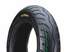 Nærbillede af slidbanen Duro DM1059 80/80-14 53 L TL M/C