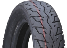 Nærbillede af slidbanen Duro HF261A Excursion 120/90-17 64 H M/C