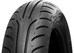 Nærbillede af slidbanen Michelin Power Pure SC 120/70-12 51 P Front TL M/C