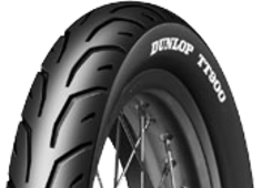 Nærbillede af slidbanen Dunlop TT900 2.50-17 43 P Front/Rear TT