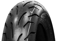 Nærbillede af slidbanen Bridgestone SC1 100/90-14 57 P Rear TL RF