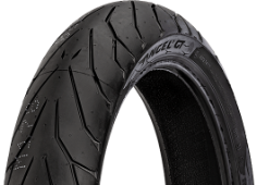 Nærbillede af slidbanen Pirelli ANGEL GT 150/70 R17 69 V Rear TL M/C